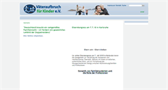 Desktop Screenshot of familienkongress.vafk.de